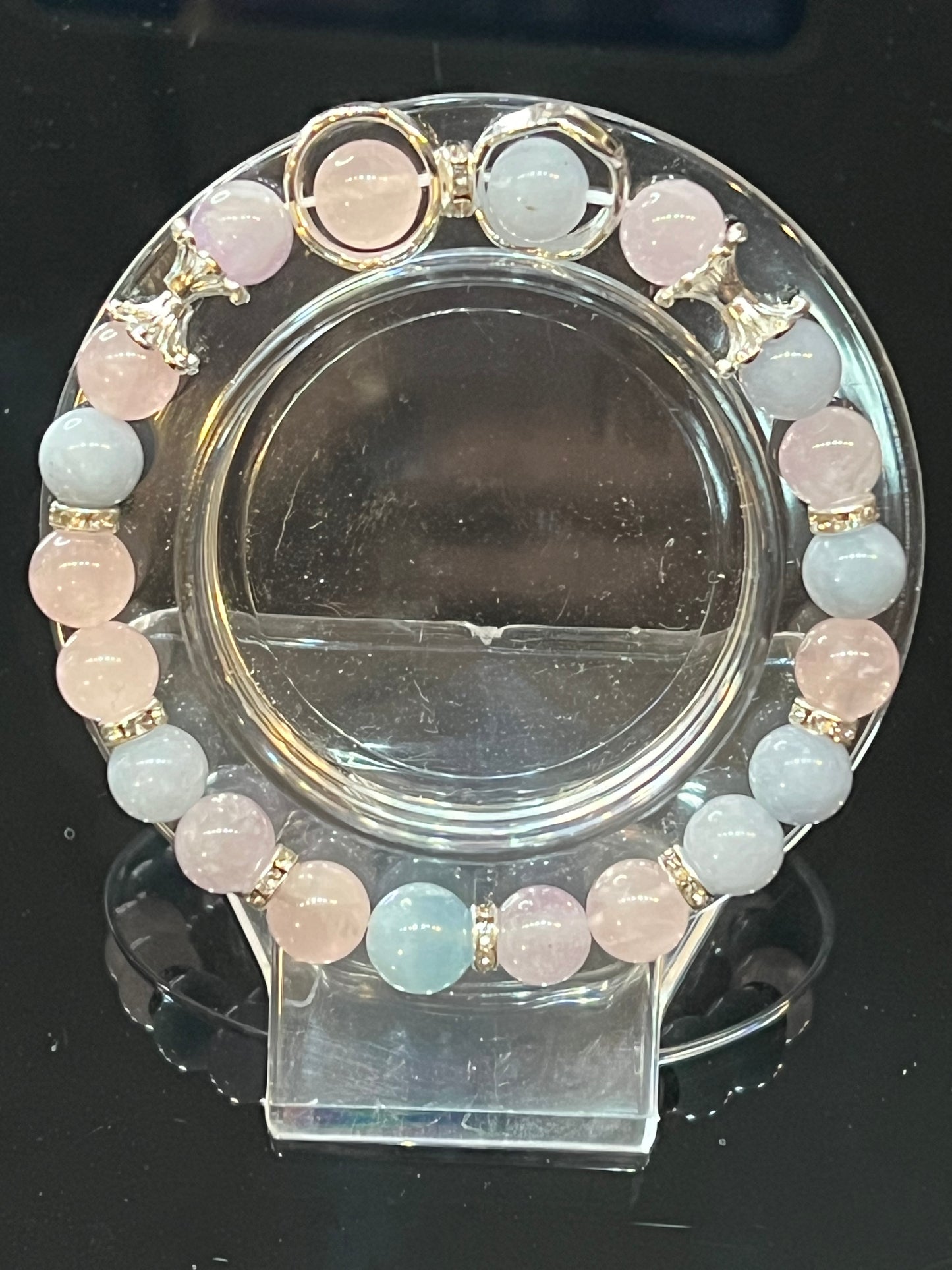 Morganite bracelet