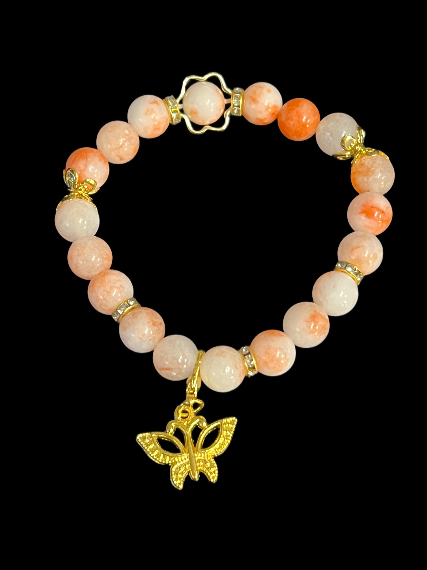 Tangerine dreams jade bracelet