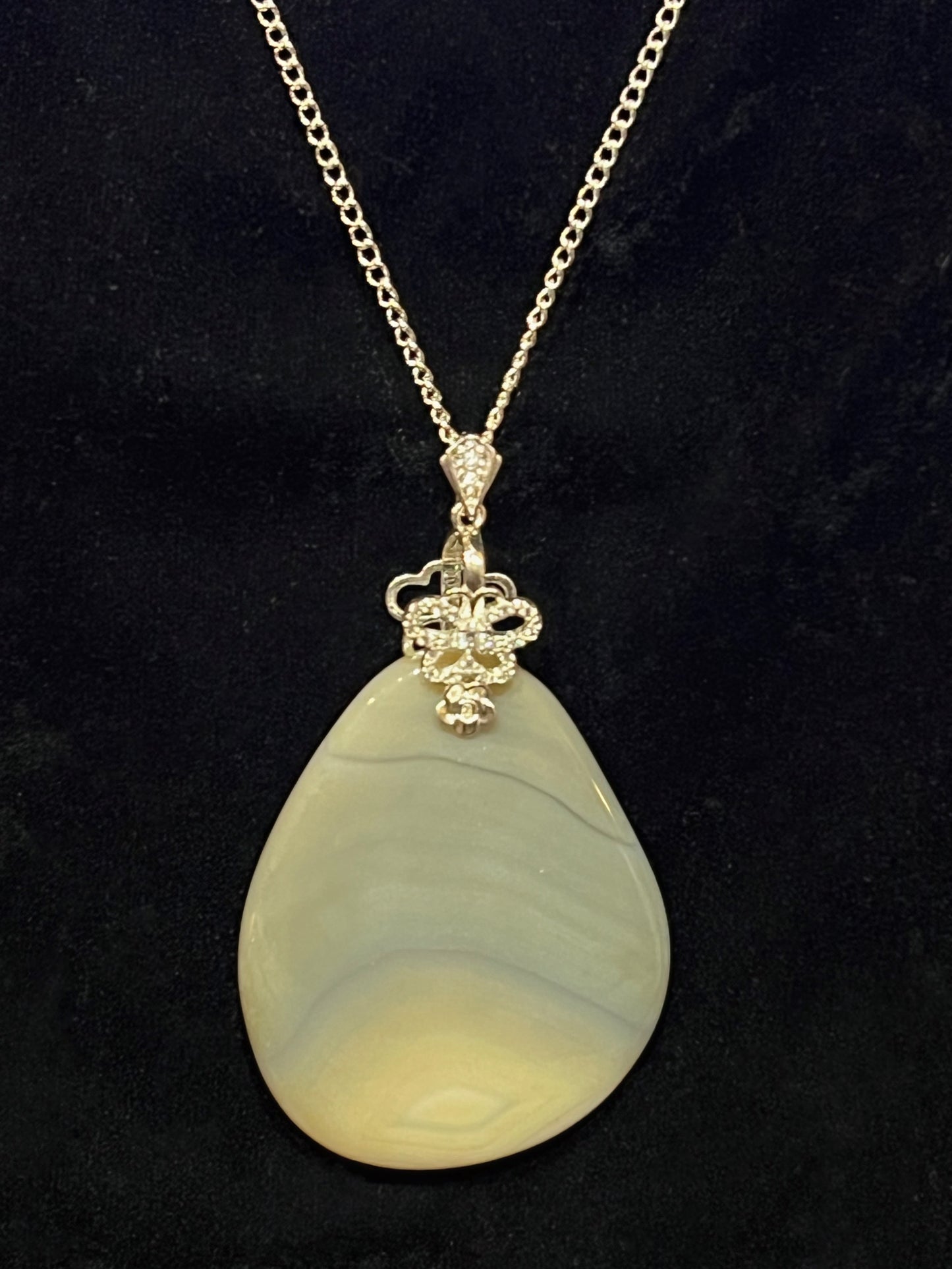 Botswana agate pendant