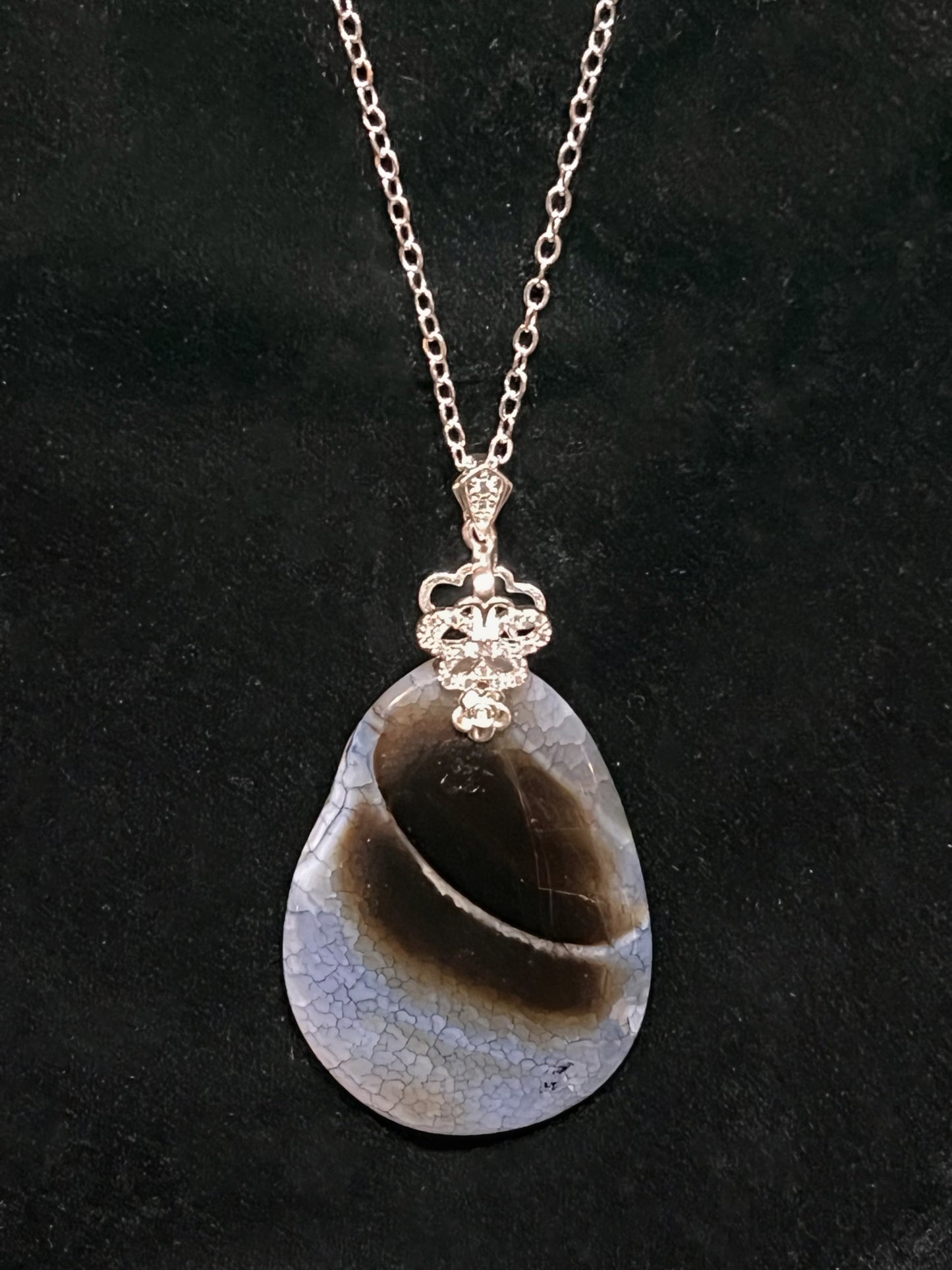 Botswana agate pendant