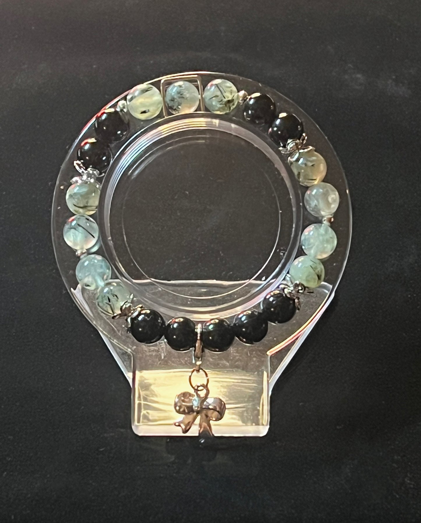 Prehnite bracelet