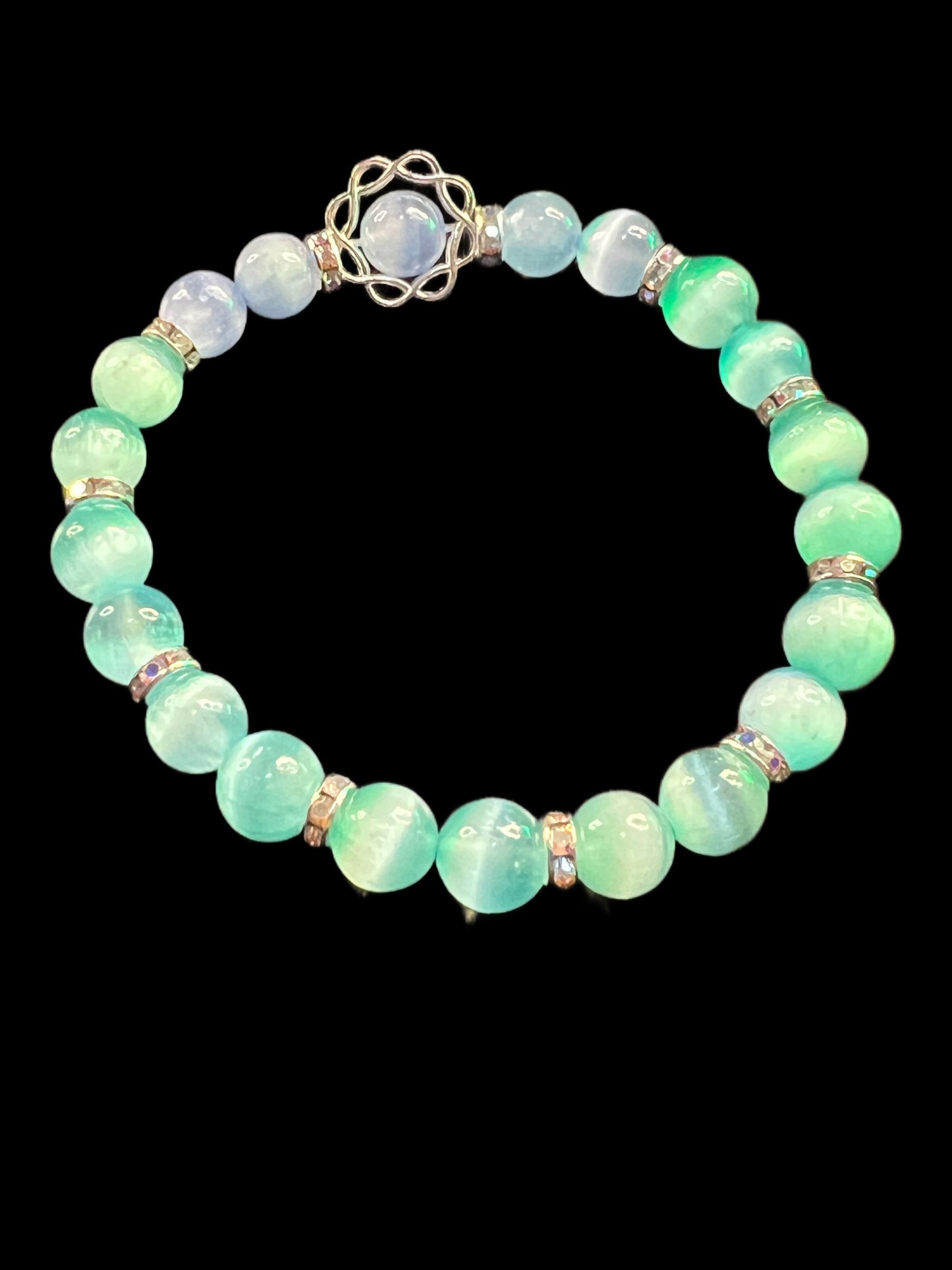 Rainbow Selenite bracelet