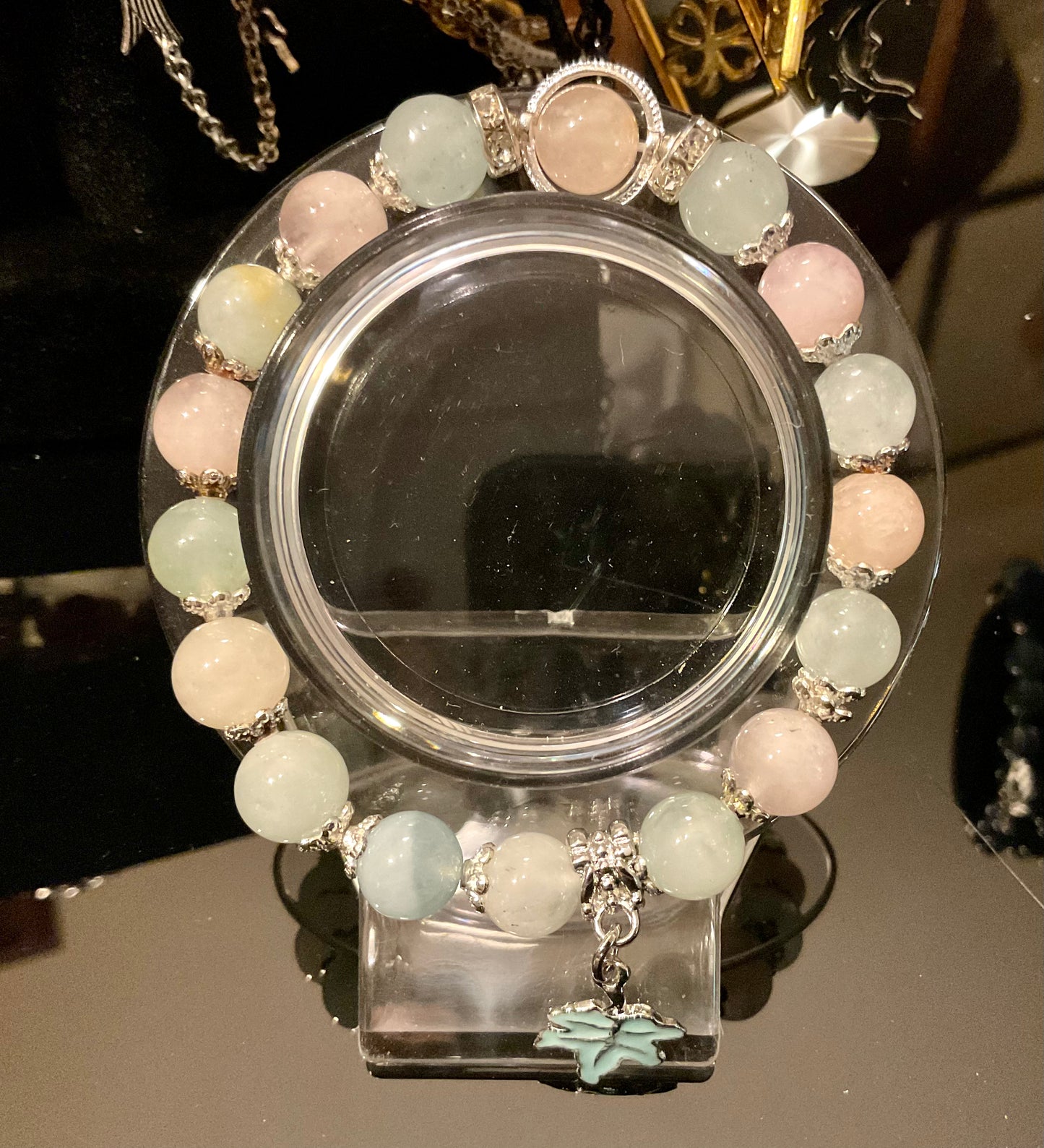 Morganite bracelet