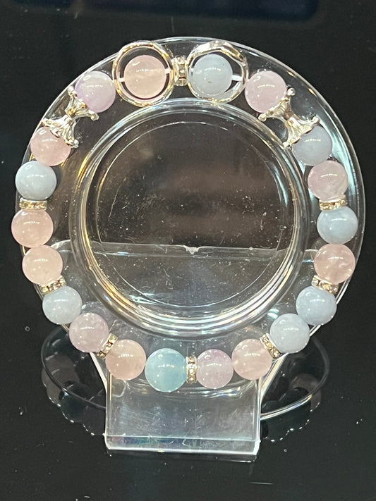 Morganite bracelet