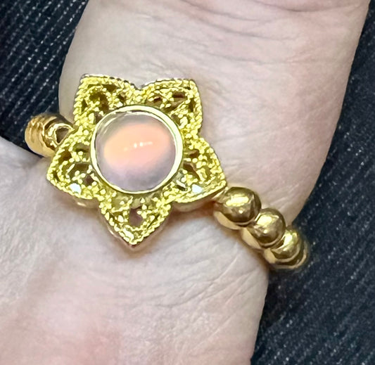 Star beaded ring