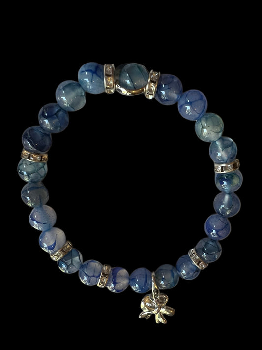 Blue dragon vein bracelet