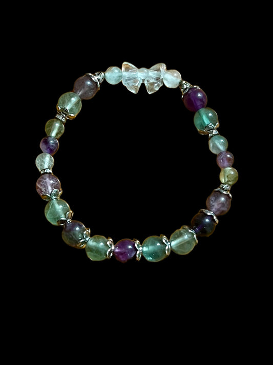 Flourite Bow Bracelet