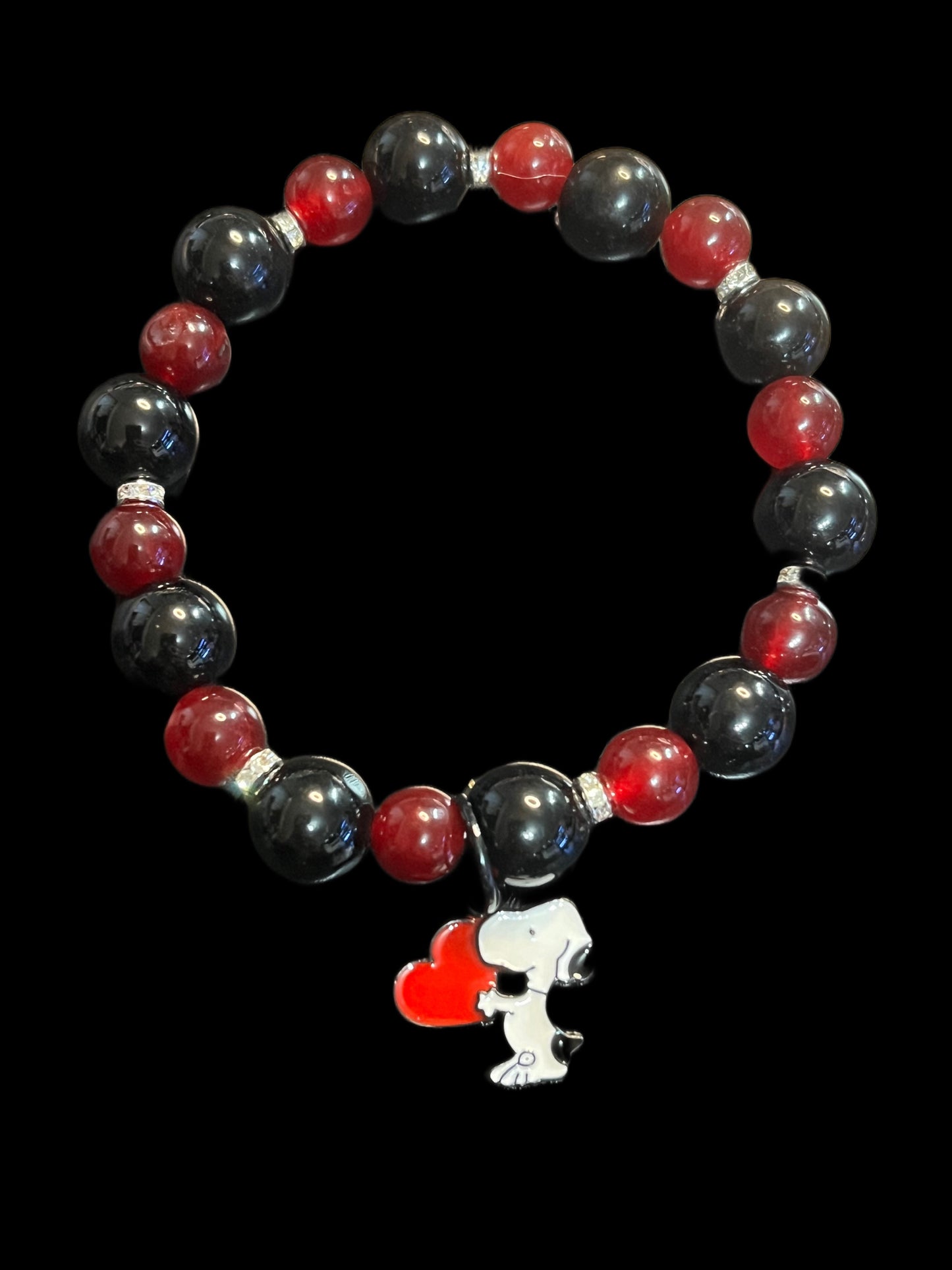 Black & Red Onyx bracelet