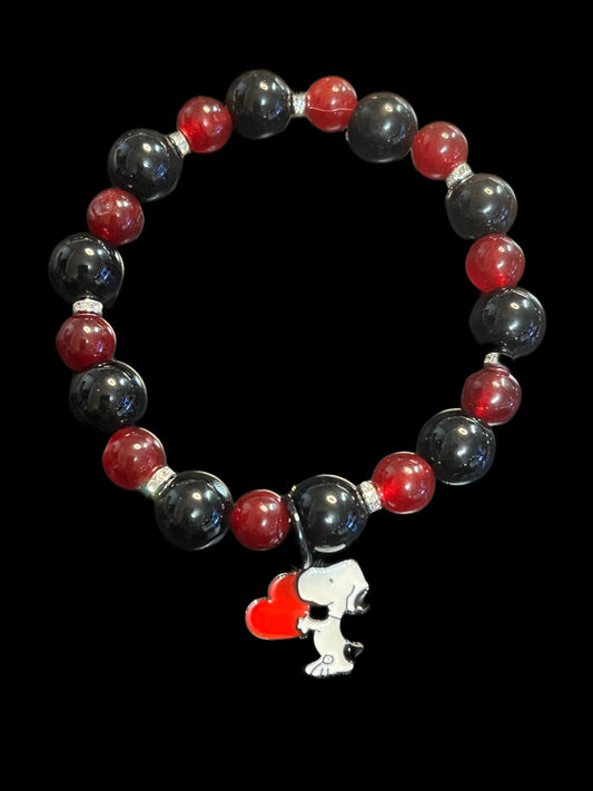 Black & Red Onyx bracelet