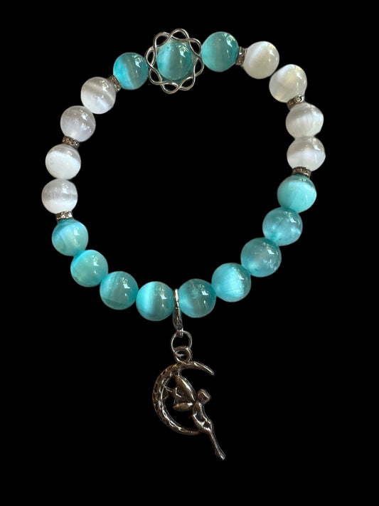Selenite bracelet
