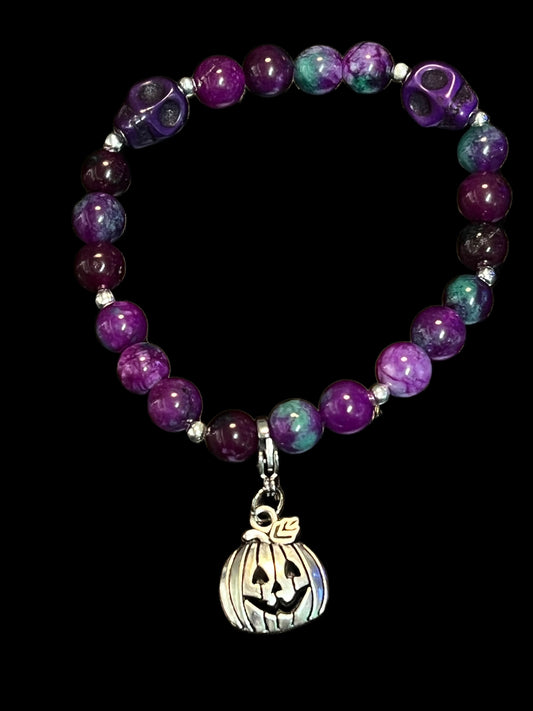 Halloween Hocus Pocus jade bracelet