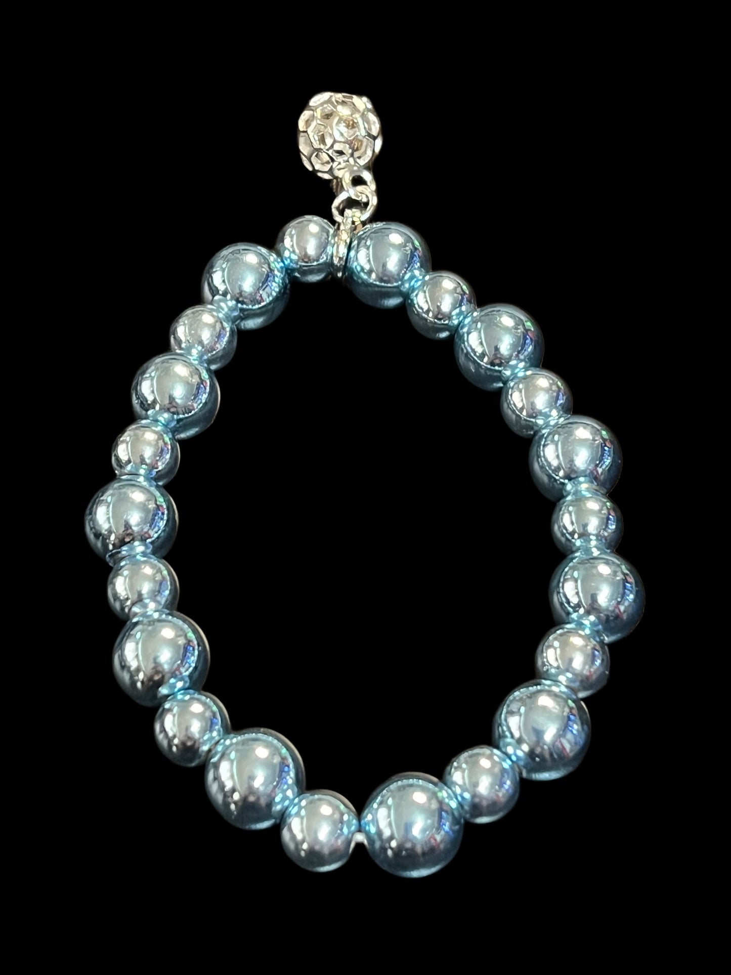 Ice blue hematite