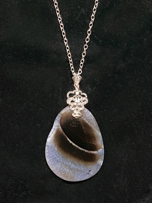 Botswana agate pendant