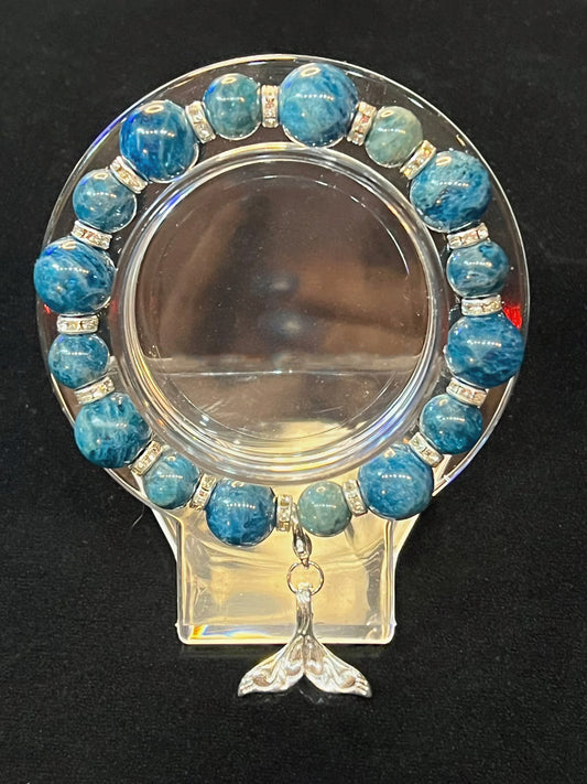 Blue Apatite bracelet
