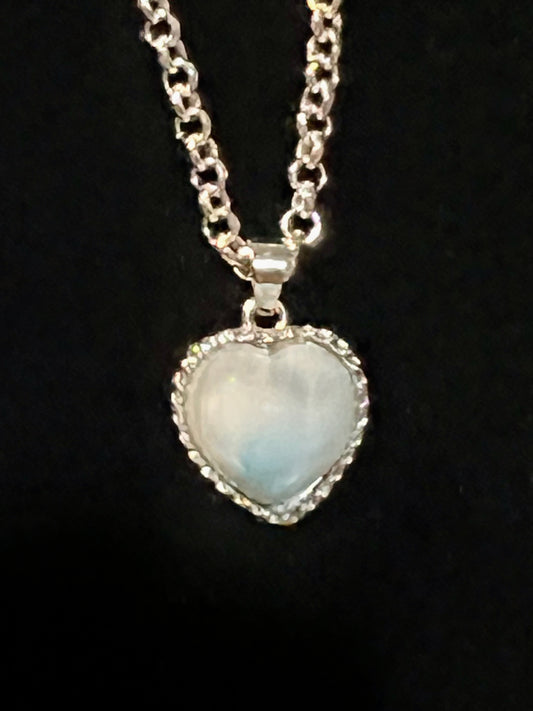 Larimar Heart Necklace 1