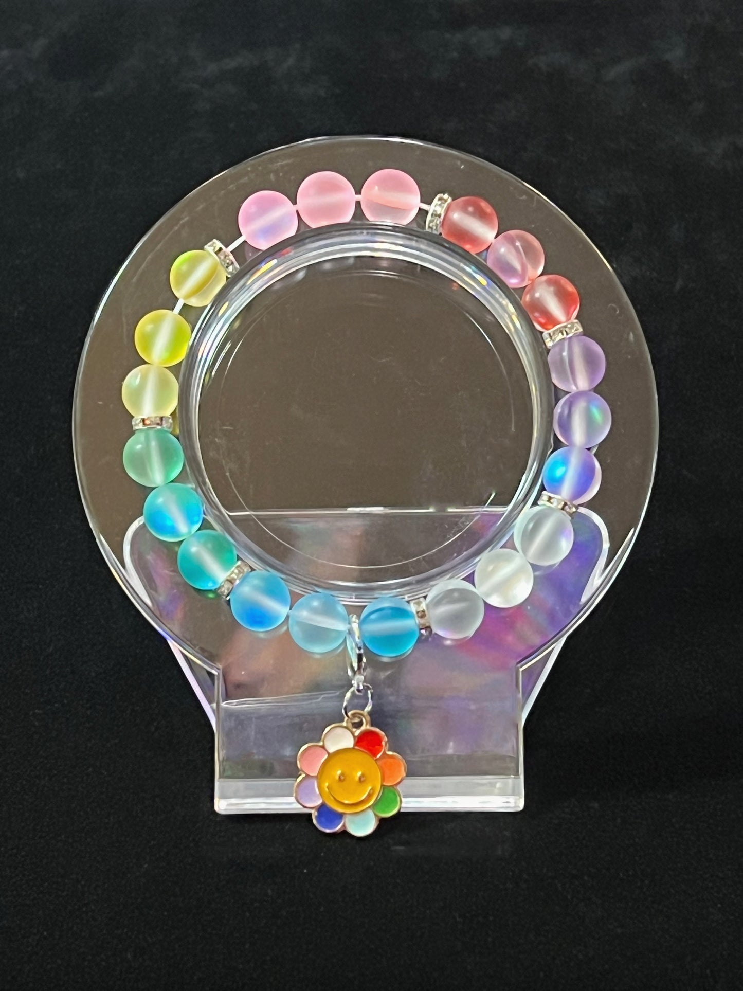 Rainbow Glass bracelet