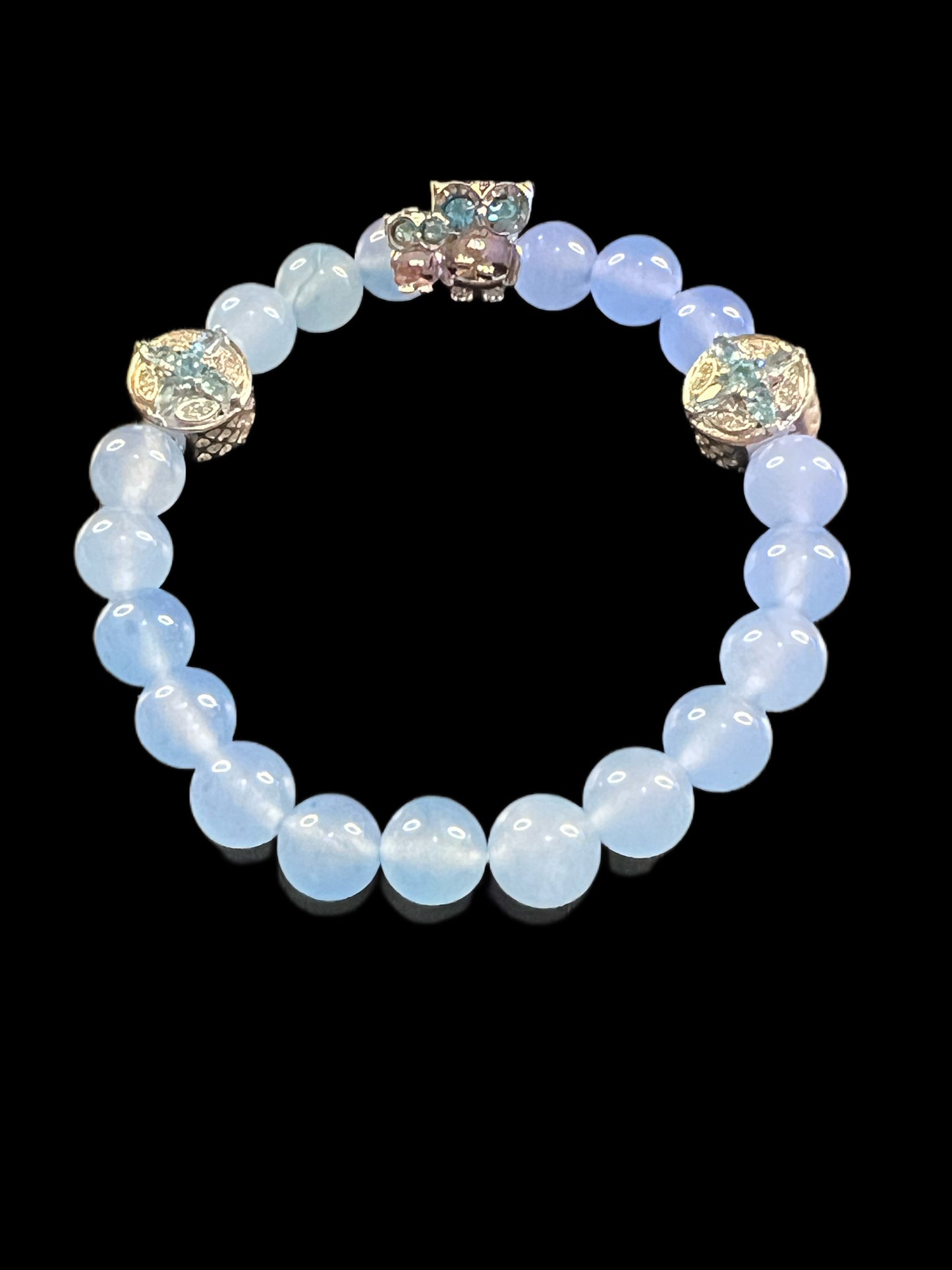 Blue Malaysian Jade bracelet