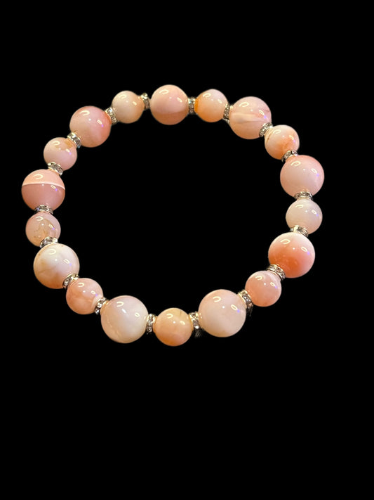 Chalcedony Lace Agate bracelet