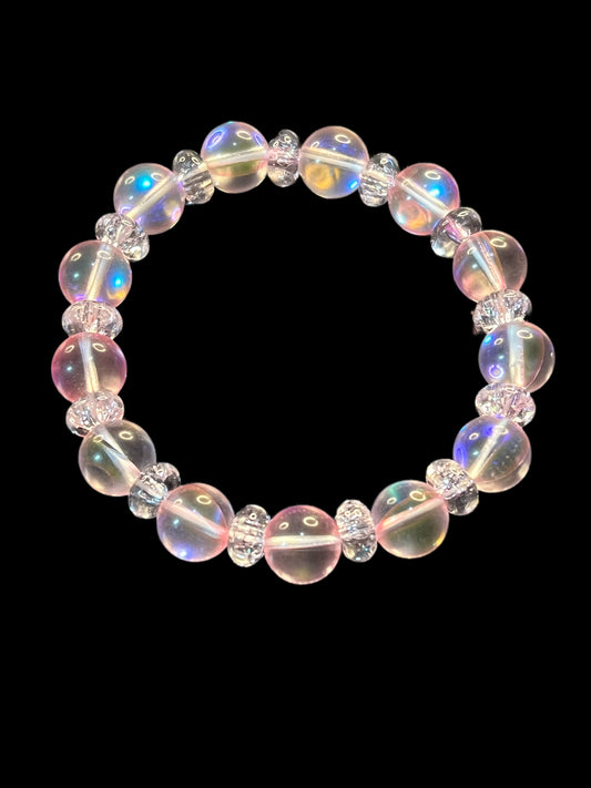 Peach Glass bracelet