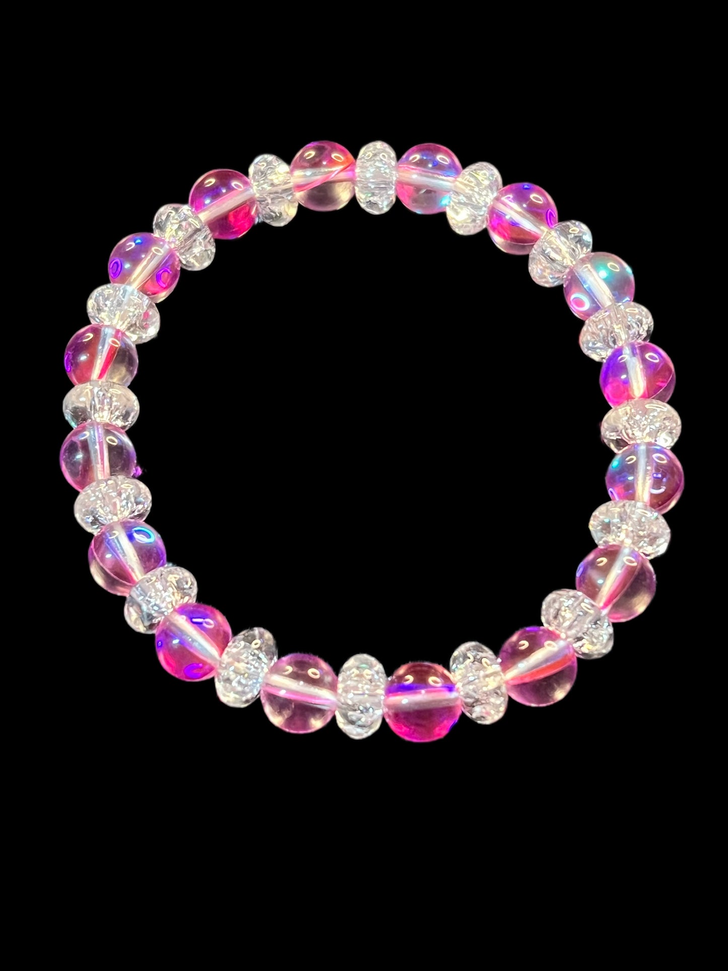 Pink Glass bracelet