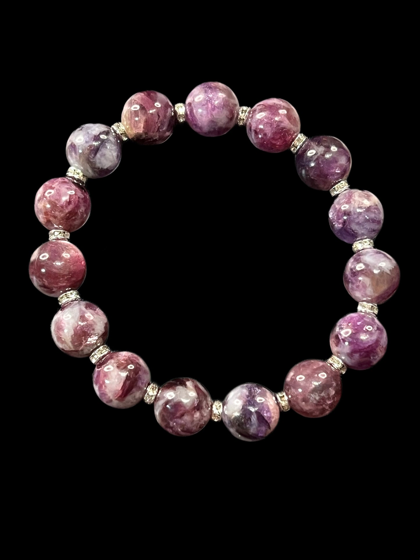 Purple Emerald Bracelet