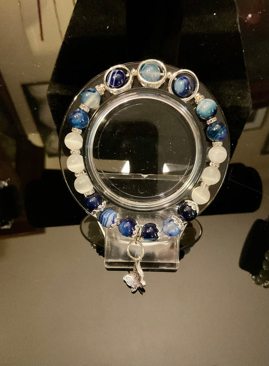 Blue Striped Agate