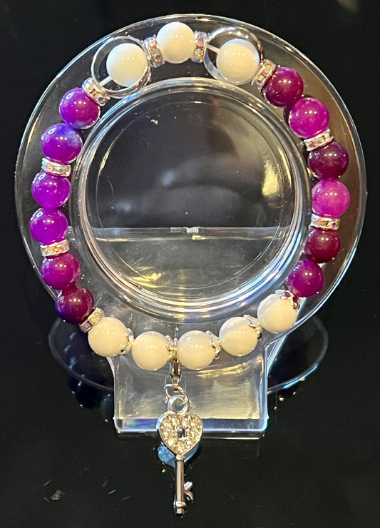 Sudolite & Malaysian Jade bracelet